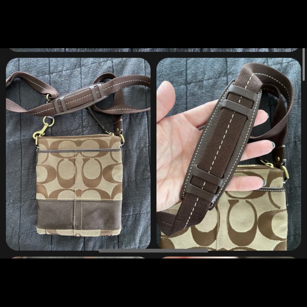 Amazing Condition! Coach Crossbody Purse Bag Brown Classic